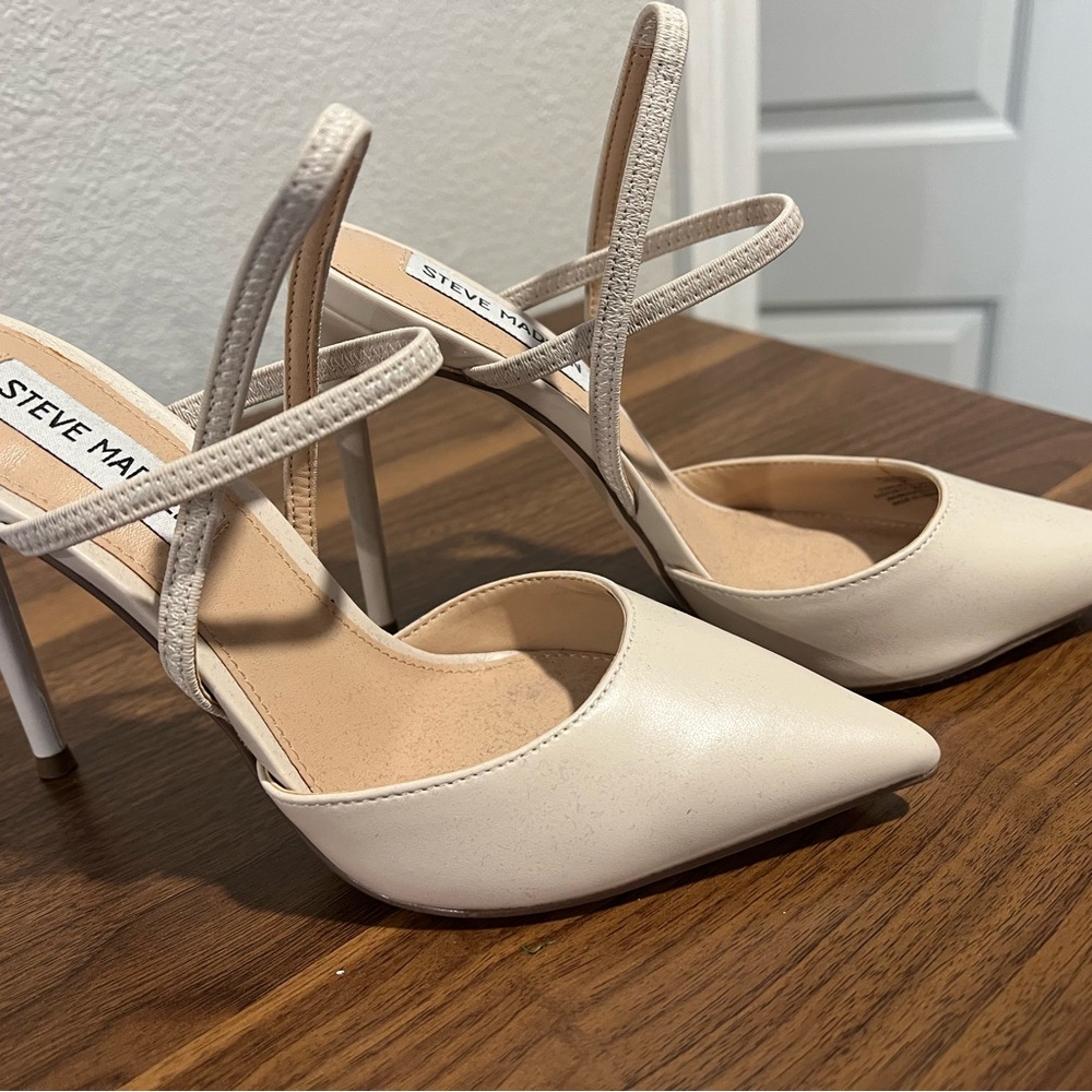 Steve Madden Elegant Beige Heels - New